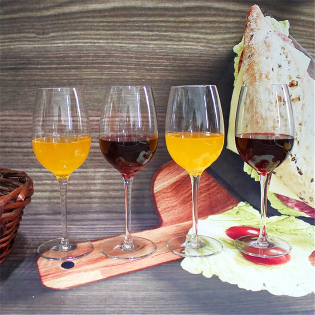 Plastic Transparent Unbreakable Silicone Plastic Wine Cups 320ML/550ML/580ML Bar Home Goblet Drinking Supplie