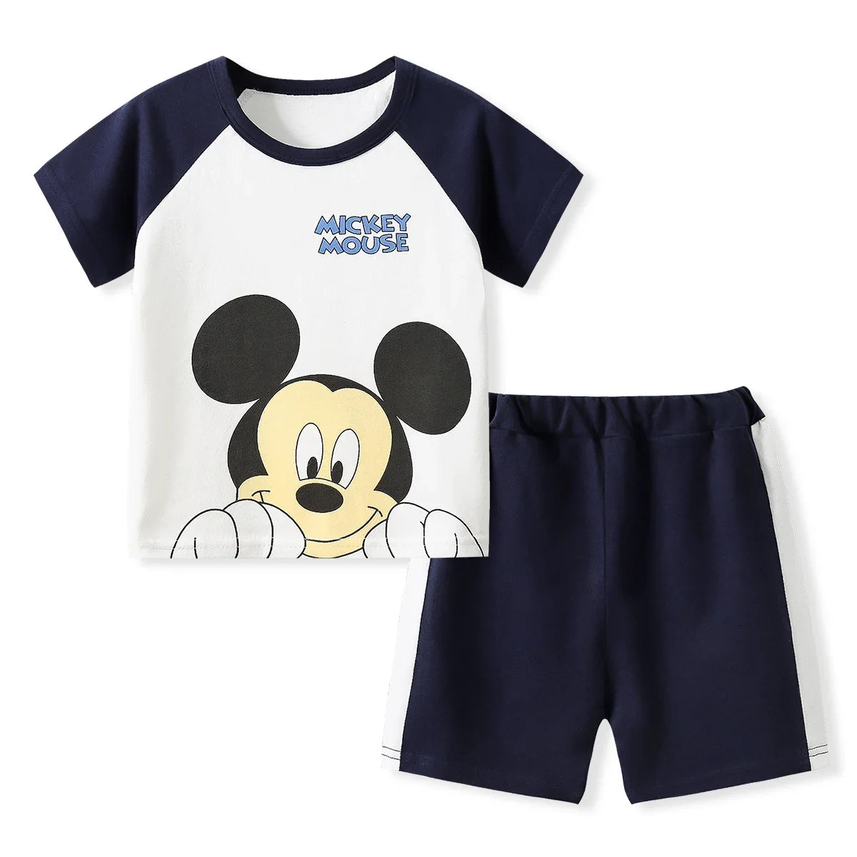 2024 Summer Boys Girls Clothes Set T-shirt+pants 2pcs Children's Clothing Fashion Pink Baby OutSet Newborn Baby Suit