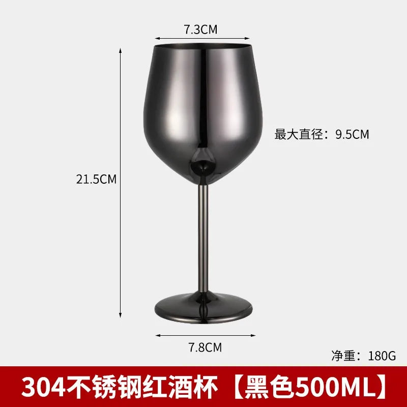 304 Stainless Steel Martini Cocktail Glass Champagne Goblet Wine Cup Rose Gold Karaoke Bar Metal Utensils Personalized Design