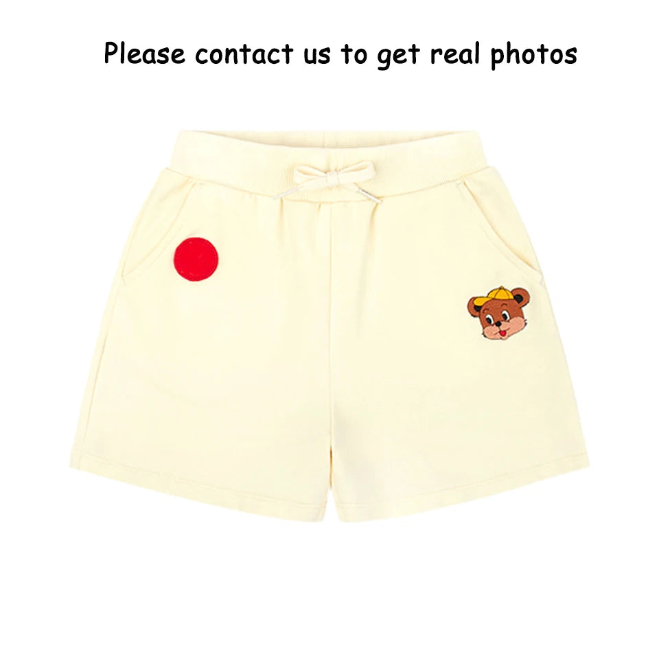 Summer Korean Children Clothes Set Bebe Girls Strawberry Print Vest Tee Boys Cartoon T-shirts Shorts Kid Sweatshirts Tee Pants