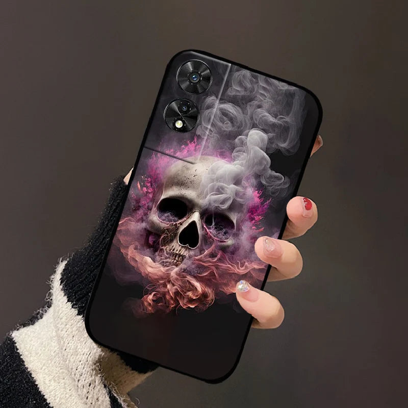For TCL 50 5G Case, 505, 50 SE Fashion Cartoon Flowers Soft TPU Silicone Phone Cover for TCL 50 XE Nxtpaper Shockproof Coque Fundas
