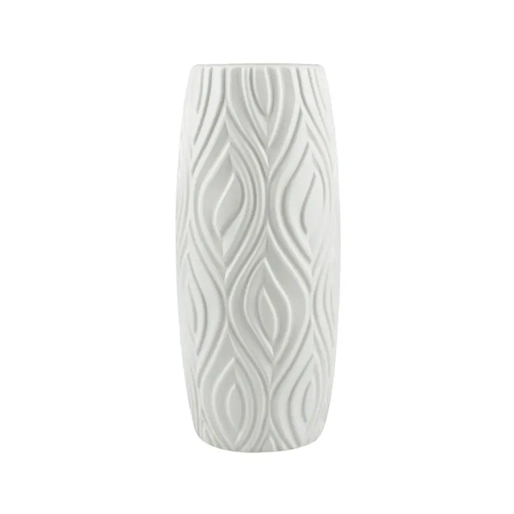 Nordic Style Plastic Imitation Glaze Vase Modern High Quality Shatterproof Flower Vases Flower Arrangement Plant Pot Basket