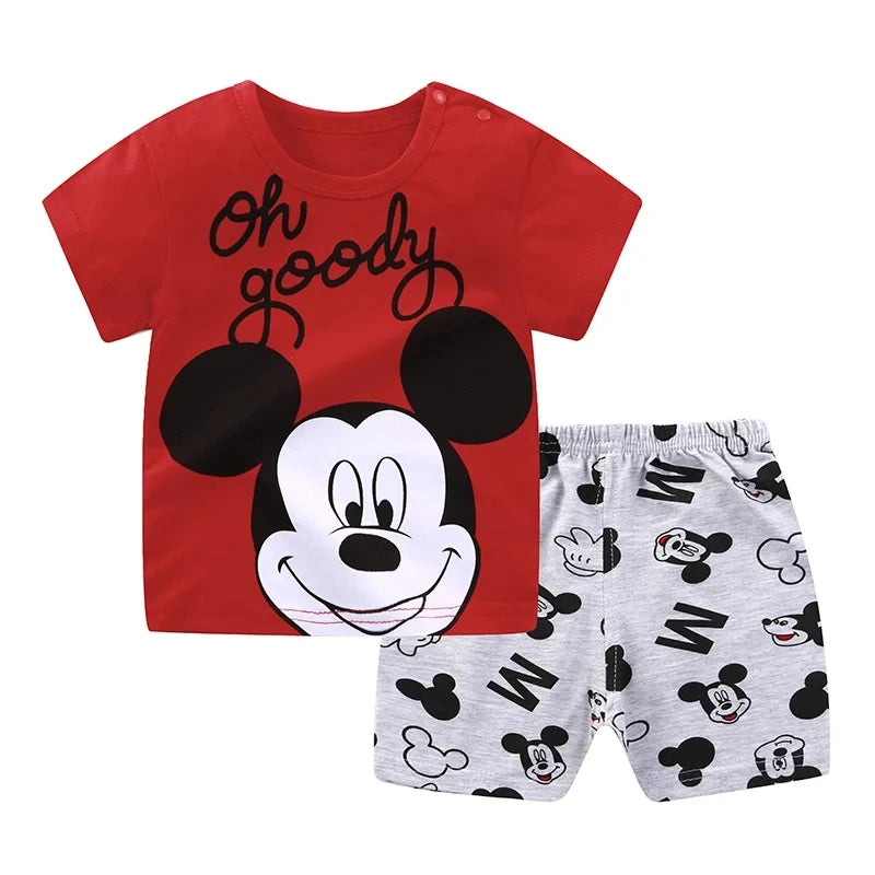 Summer Baby Boy clothes Short sleeve Newborn Baby Clothes Set 2 Pieces Children's Clothes Set leisure Toddler Clothes
