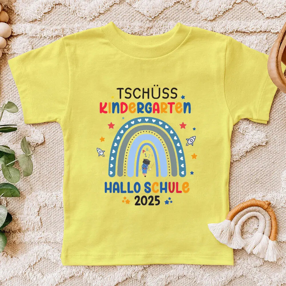 Farewell Gift Daycare T-shirt Rainbow 2025 I Back To School Gift Outfit Child 2025 I School Enrollment Shirt Clothes