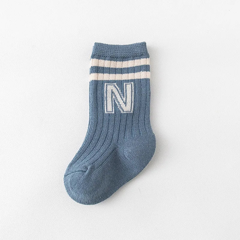 Newborn Baby Girls Socks Children's Non Slip Boys Socks Cute Mather Kids White Soft Cotton Solid Color Socks Baby Stuff Clothes