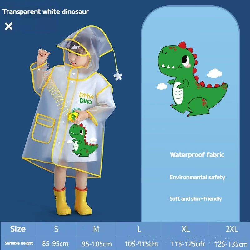 Special Raincoats for School Students Boys And Girls Waterproof Outdoor Rain Jackets  Protective Coats