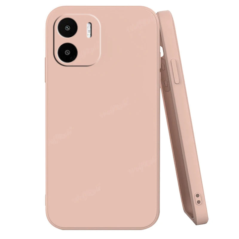 For Xiaomi Redmi A1 Case Cover Redmi A1 Capas Phone Bumper Liquid Silicone Shockproof TPU Soft Case Redmi A1 A2 + Plus Fundas
