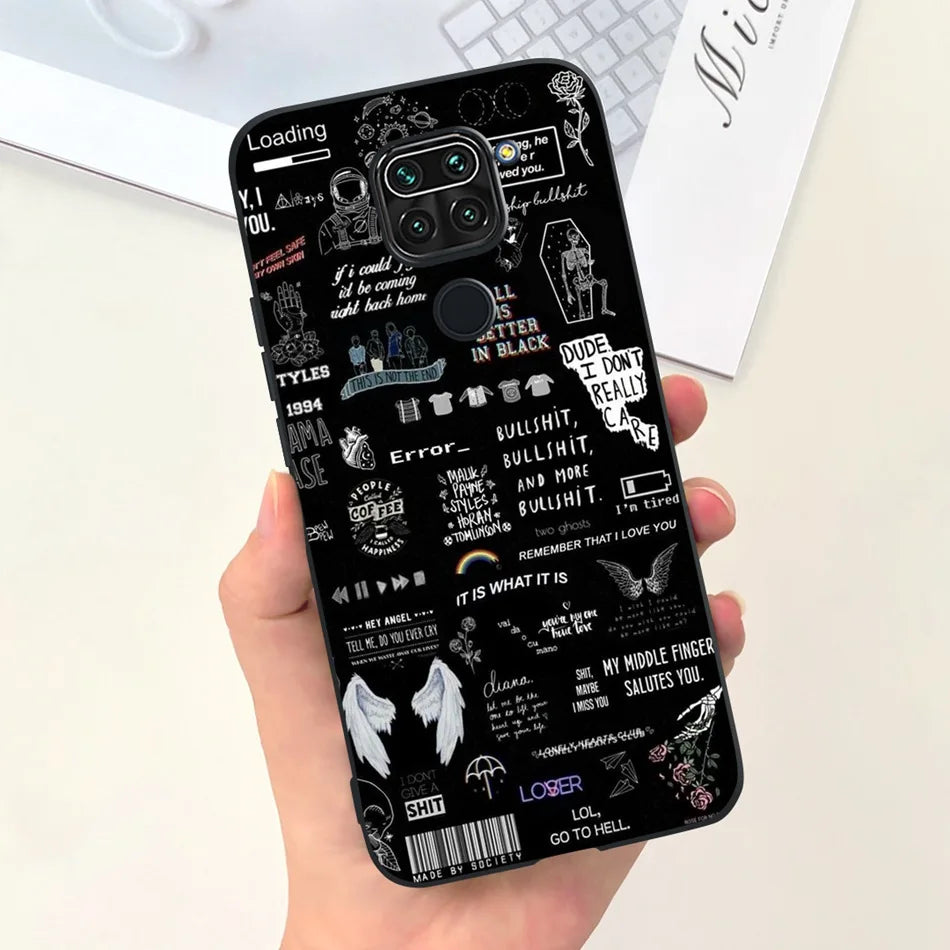 For Xiaomi Redmi Note 9 Case Redmi Note 9s 9 Pro Max Fashion Soft Silicon Phone Bumper For Redmi Note9 9S 9Pro Candy Color Cases