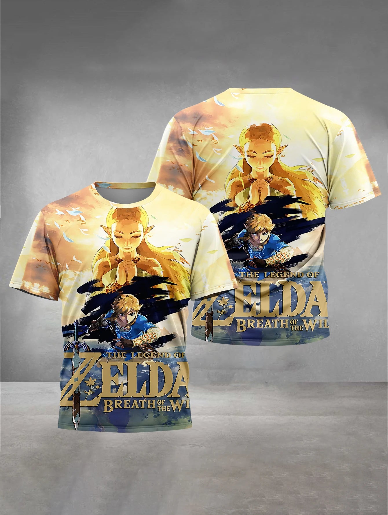 Hot Games Zeldas of Legends 3D Print Baby Clothing 5 to 14 Year Male Outdoor Clothe for Children Boy Girl Child TShirt Top Shirt