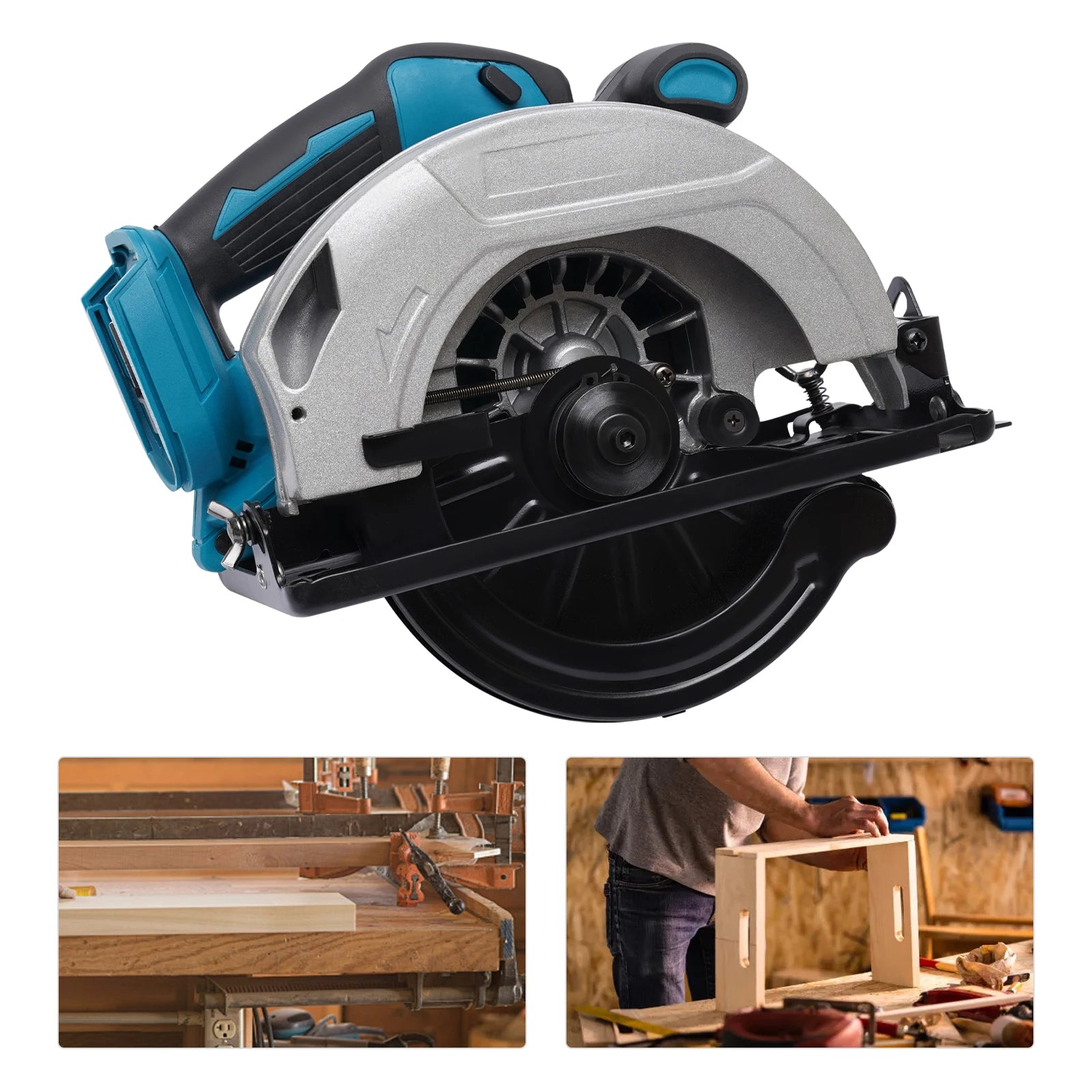 Plunge Saw 178mm Mini Brushless Circular Saw for Makita 18V Manual Circular Saw Miter Saw 4500RPM