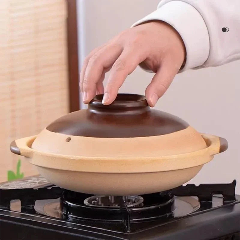 18cm 20cm Ceramic Casseroles Soup Pot Cooking Casserole Clay Stew Stew Pots Earthenware Pot Kitchen Cookware Kitchenware