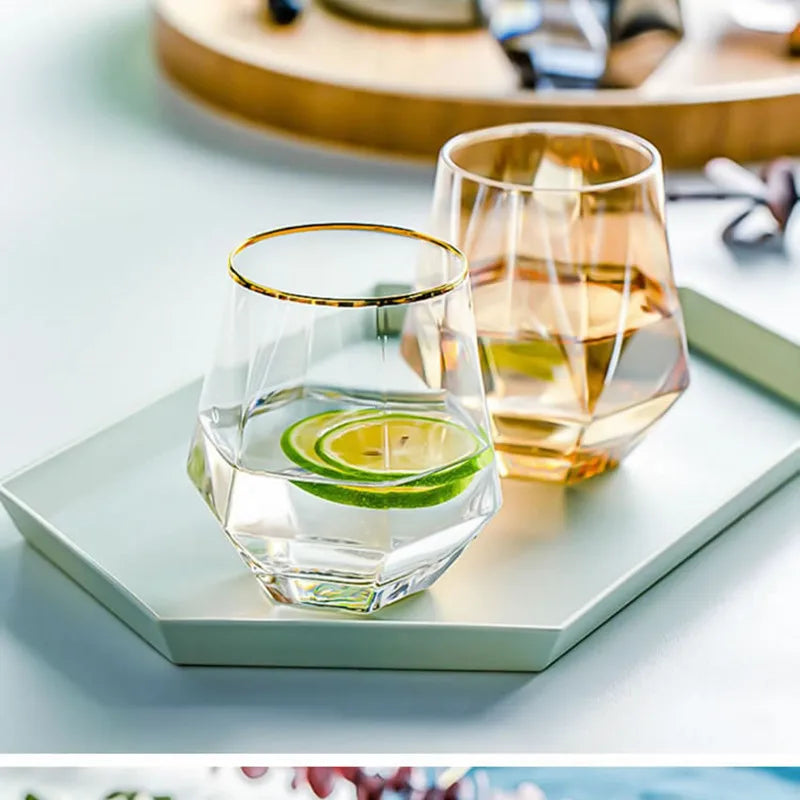 360ml Wedding Wine Glasses Drinkware Transparent Cocktail Glass Party Bar Club Drinking Tools Tea Coffee Mug