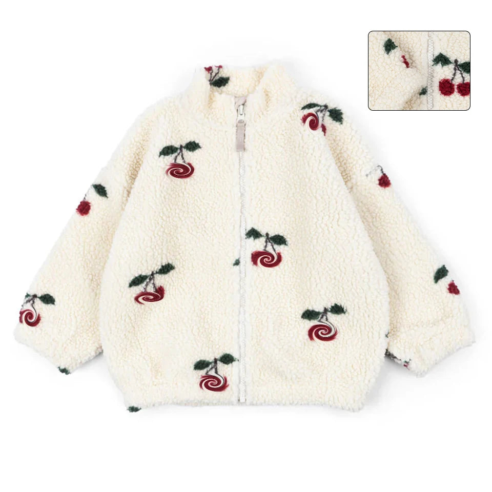 Girls Pretty Sequin Skirt Winter KS Boys Cotton Jacket Baby Clothes Plus Fleece Coats Girl Dress Children Kid Clothing Outerwear