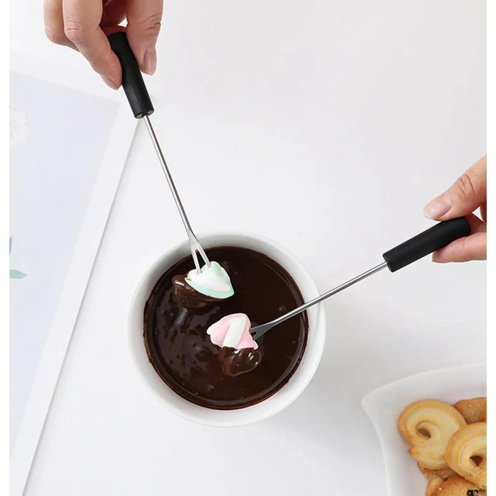 Chocolate Fondue Pot Tea Light Porcelain Melting Pot Ceramic Hot Pot Butter Warmer for Dessert Snack Party Anniversary Birthday