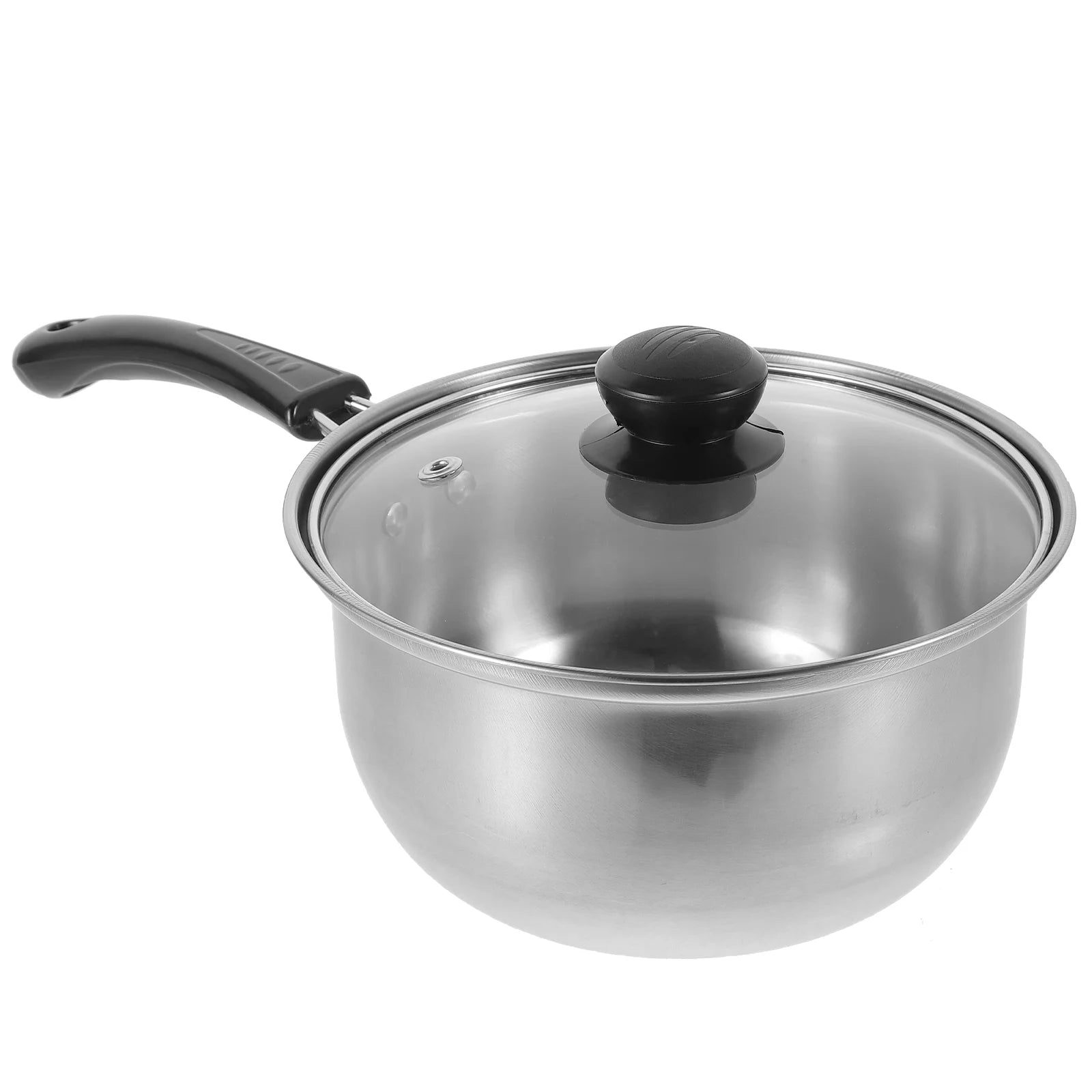 Lid Design With Small Saucepan Kitchen Cooking Pans Universal Stainless Steel Soup Pot For Induction Cooker And Gas Cooker