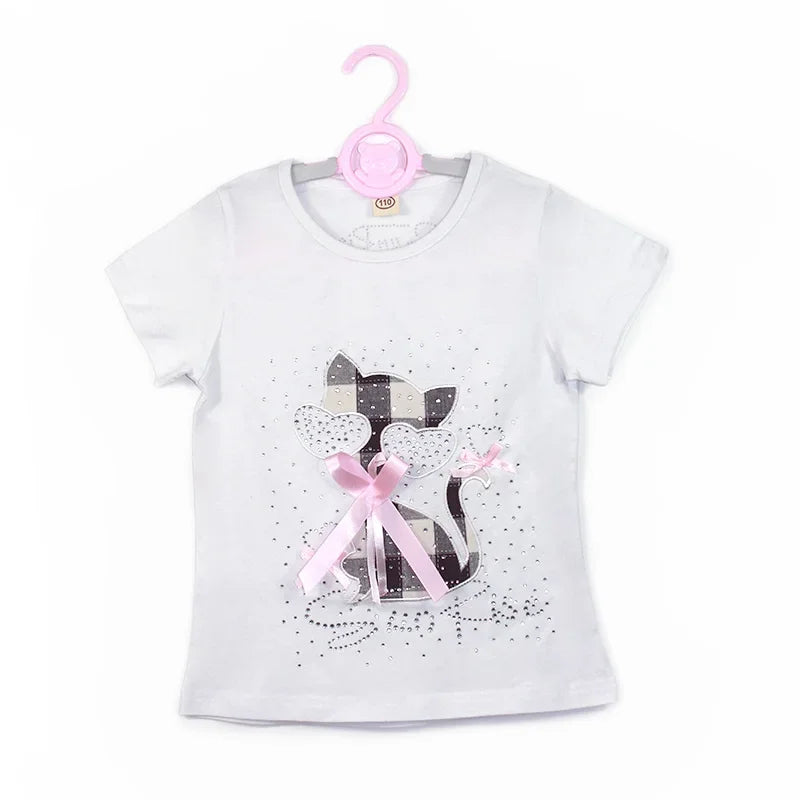 V-TREE Summer Baby Boys T Shirt Cartoon Car Print Cotton Tops Tees T Shirt For Boys Kids Children Outwear Clothes Tops 2-8 Year