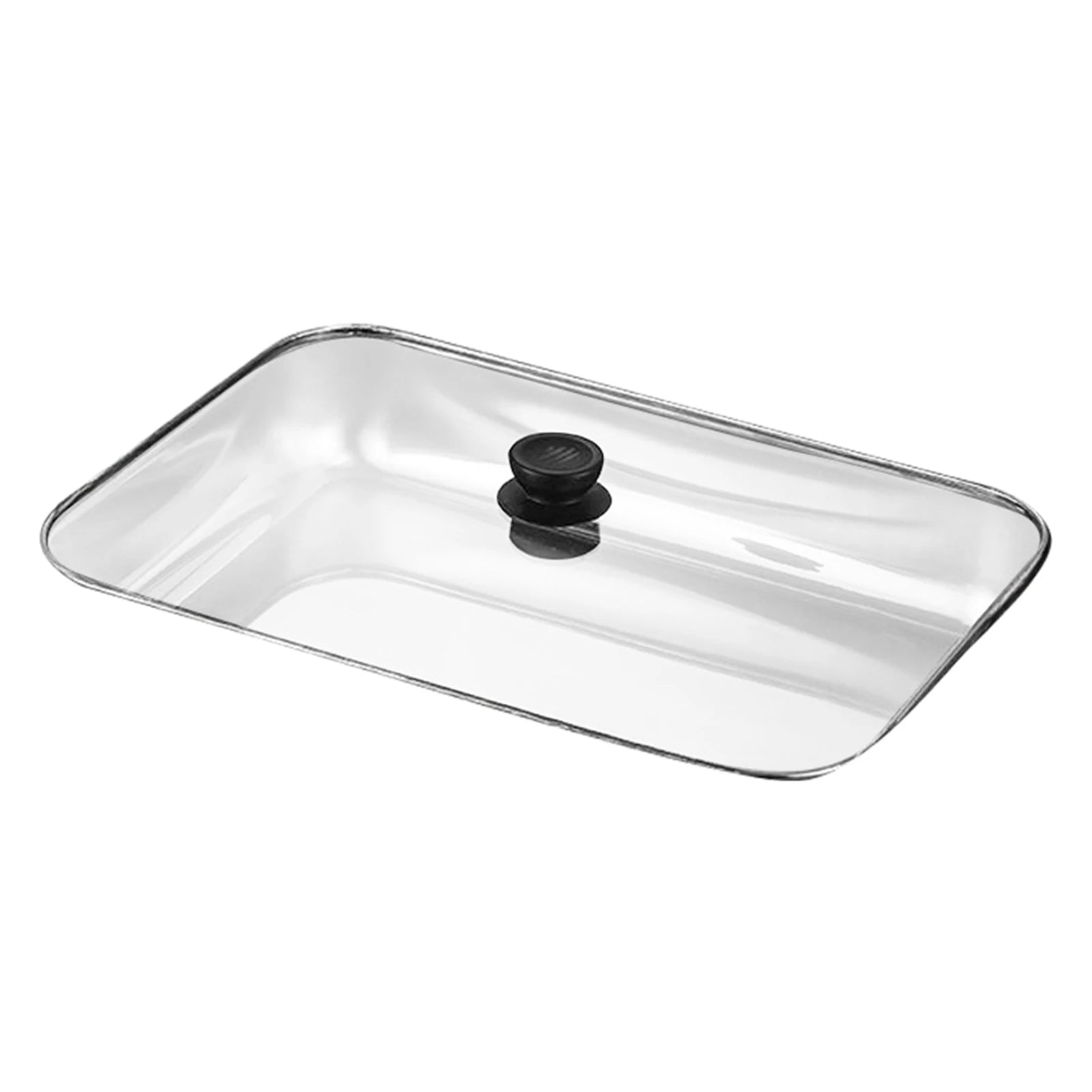 Large Capacity Stainless Steel Fish Deep Plate Both Gas and Induction Cooker BBQ Fried Beef Food Tray Seafood Dish Bbq Plate