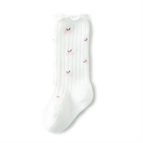 Lawadka Newborn Baby Girls Socks Spring Autumn Fashion Cotton Print Children's Socks for Girls Beauty Toddler Sock 12M 24M 3T 5T