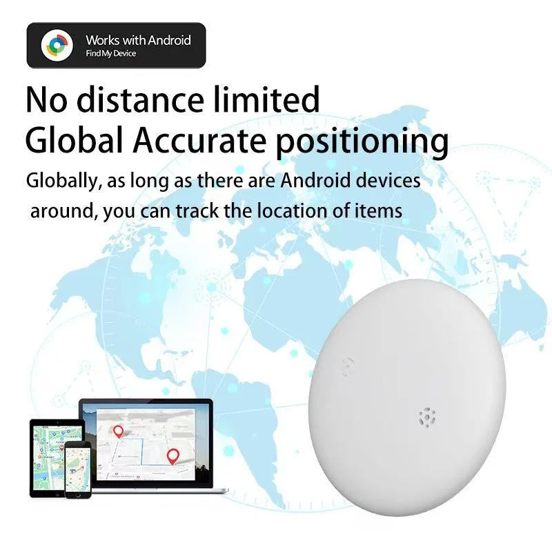 Gps tracker for android google find my device global positioning locator airtag replacement smart finder for car kids pet bag