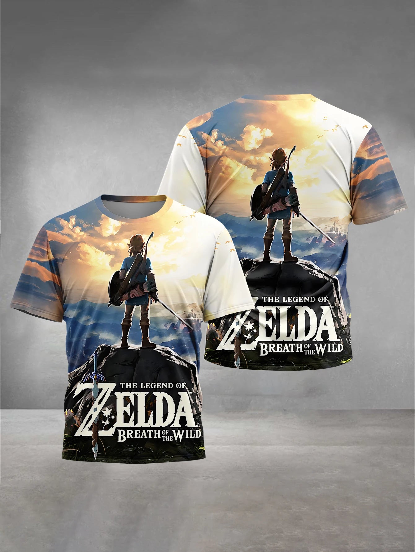 Hot Games Zeldas of Legends 3D Print Baby Clothing 5 to 14 Year Male Outdoor Clothe for Children Boy Girl Child TShirt Top Shirt