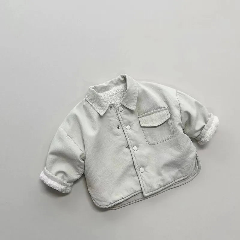 New  Boy  Jackets   Fleece  Kids  Coats   Fashion  Children  Outerwear  Winter  Autumn