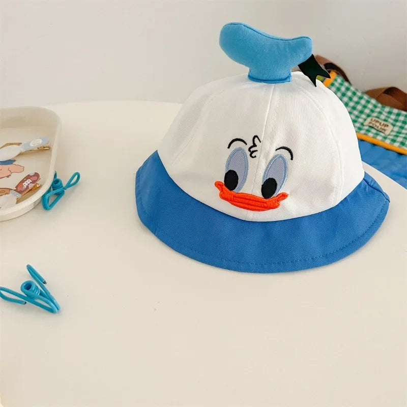 Donald Duck Bodysuits One-Pieces Baby Clothes 0-2 Years Old Cartoon Style Loose Wrap Ass Crawling Suit K594-1