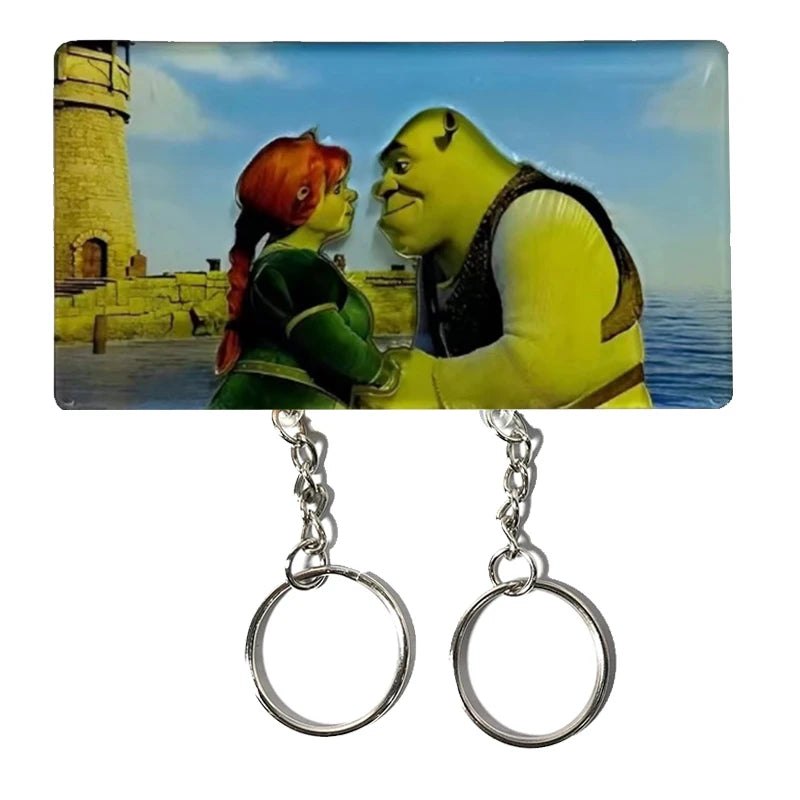 Couple Key Holder Wall Keychain Hanger Prevent Loss Key Pendant Home Decor Refrigerator Sticker Key Organizer Storage For Gift