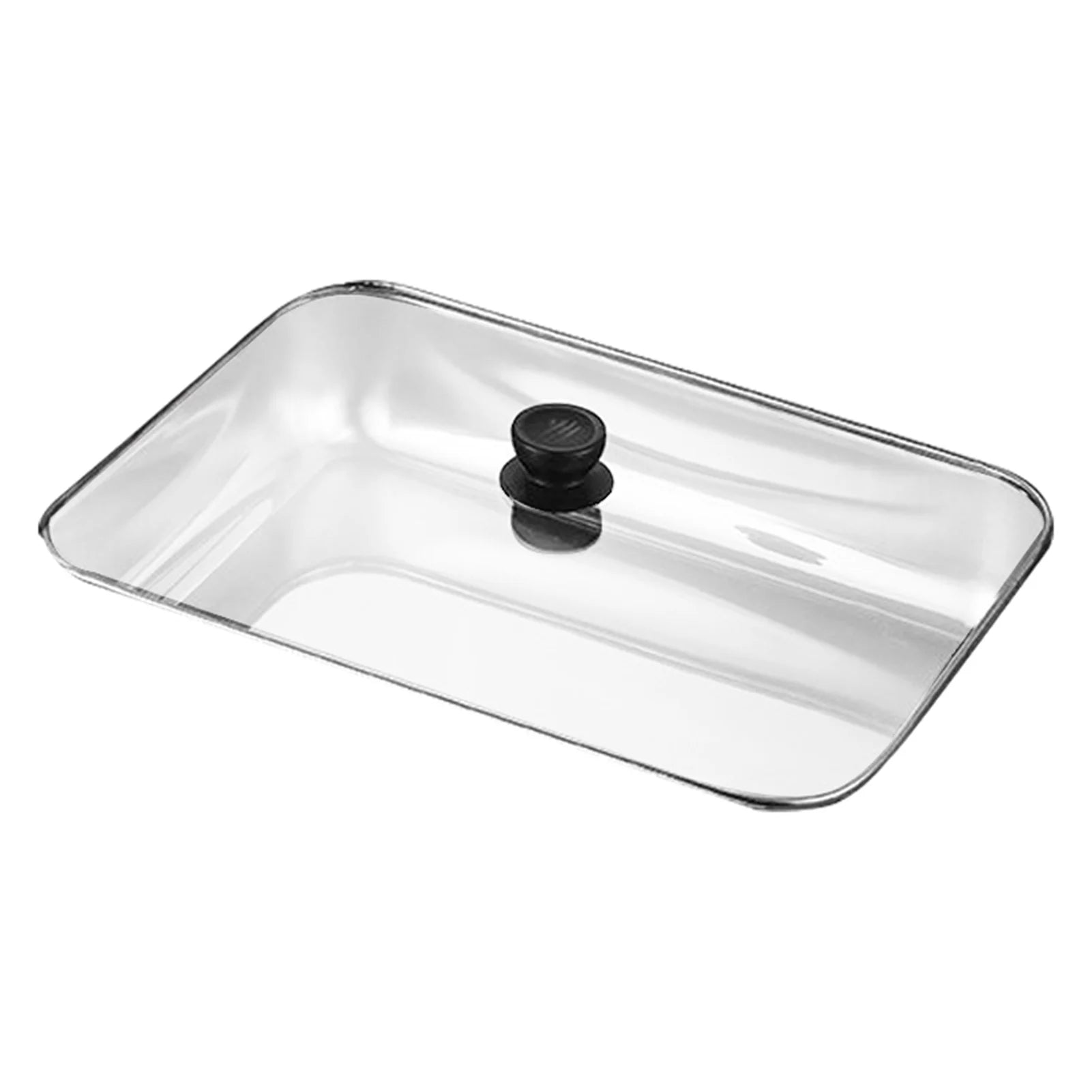 Large Capacity Stainless Steel Fish Deep Plate Both Gas and Induction Cooker BBQ Fried Beef Food Tray Seafood Dish Bbq Plate