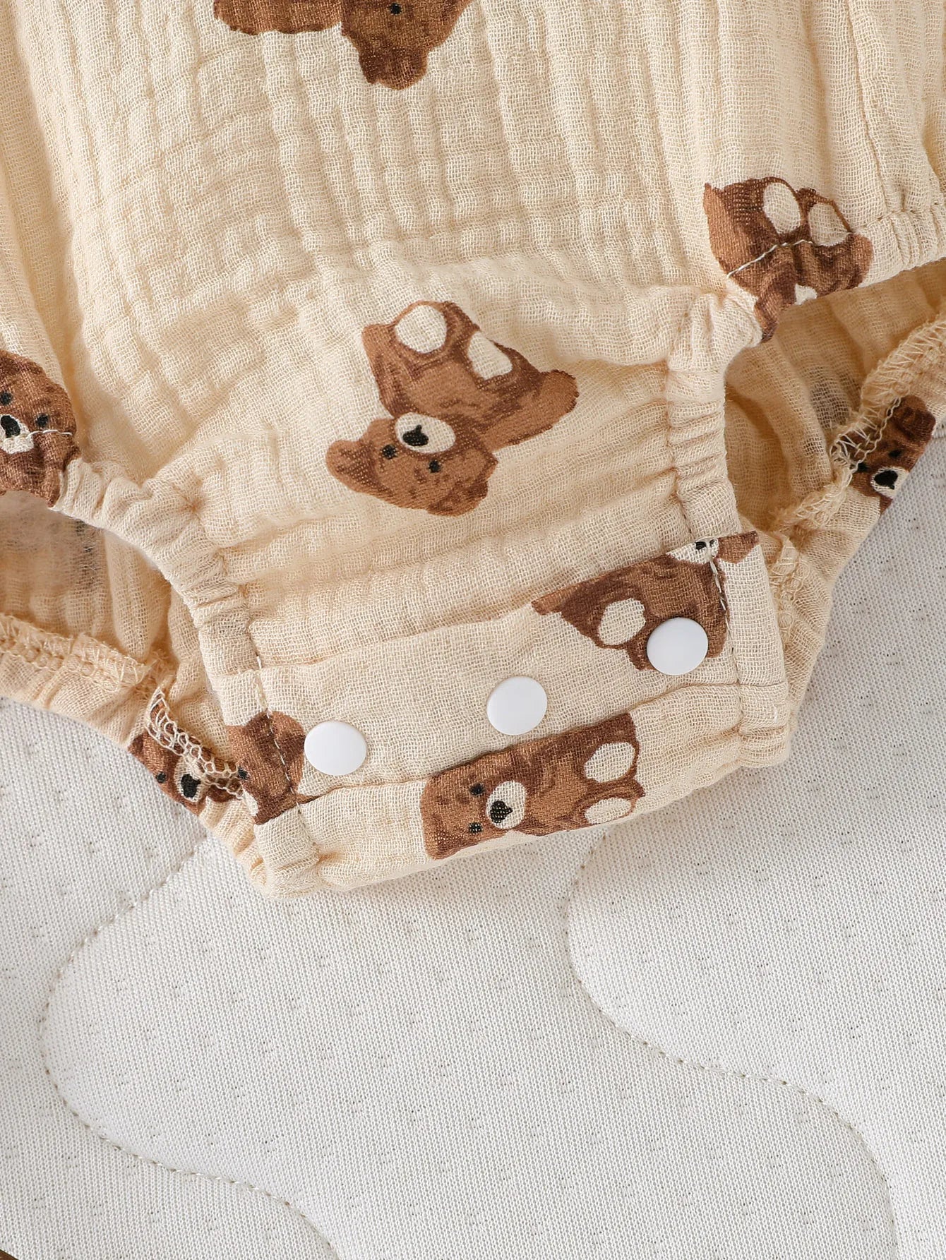 Baby Sleeveless Summer Cartton Bear Cute Casual Daily Jumpsuit clothes For 0-1Y Rompers 2025 New Style