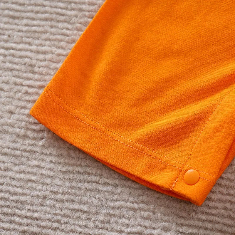 Newborn Clothing Cute Anime Fox Role-Playing Cotton Comfortable And Soft Boy And Girl Summer 0-18 Short Sleeved Baby Jumpsuit