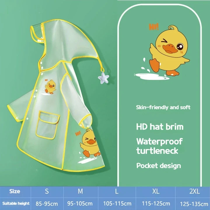 Special Raincoats for School Students Boys And Girls Waterproof Outdoor Rain Jackets  Protective Coats
