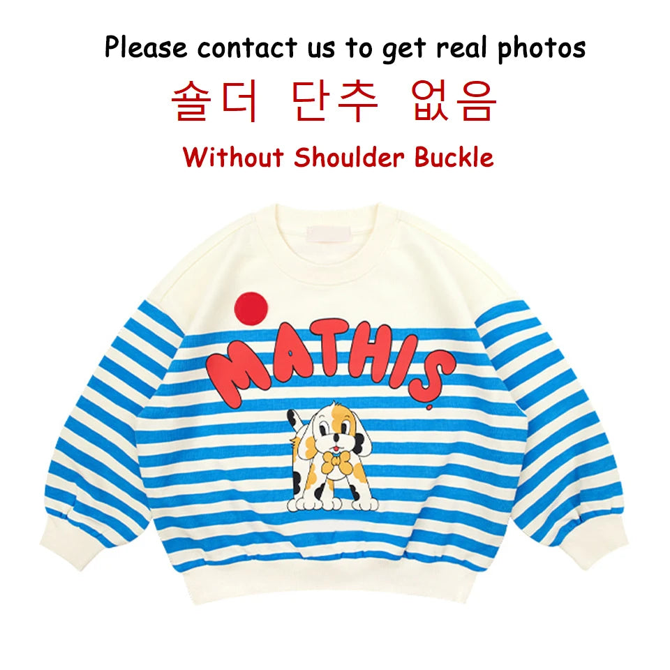 Summer Korean Children Clothes Set Bebe Girls Strawberry Print Vest Tee Boys Cartoon T-shirts Shorts Kid Sweatshirts Tee Pants
