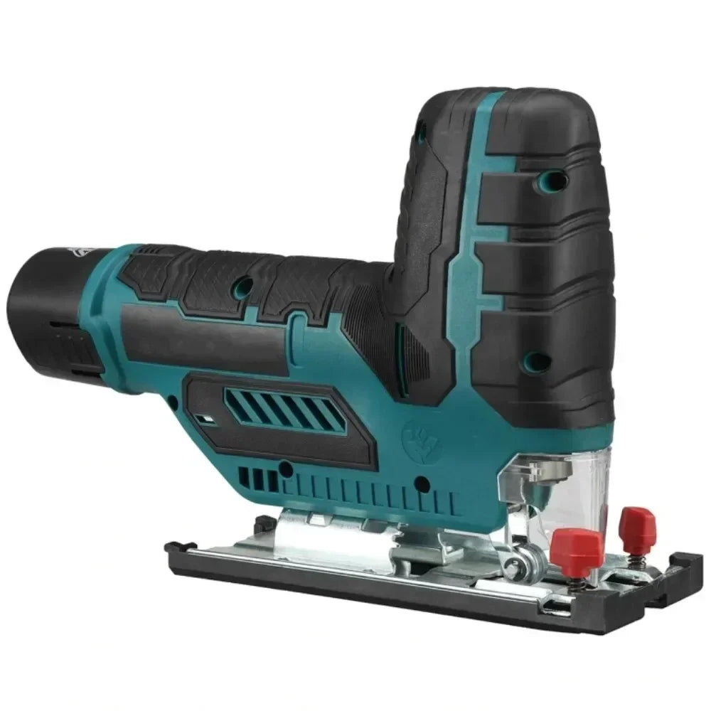 12V 80mm Cordless Brushless Jig Saw Electric Jigsaw 45 Degree Tilt Angle 6 Speed ​​Adjustable Portable Saws Metal cutting machine