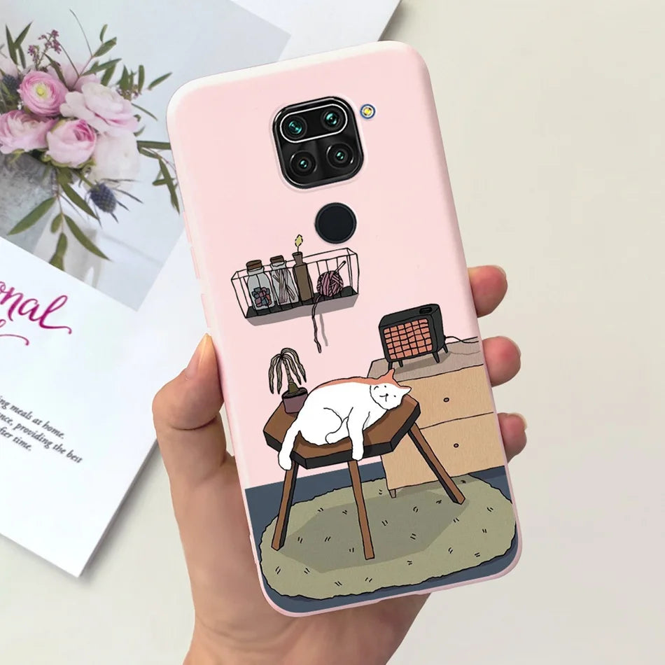 For Xiaomi Redmi Note 9 Case Redmi Note 9s 9 Pro Max Fashion Soft Silicon Phone Bumper For Redmi Note9 9S 9Pro Candy Color Cases