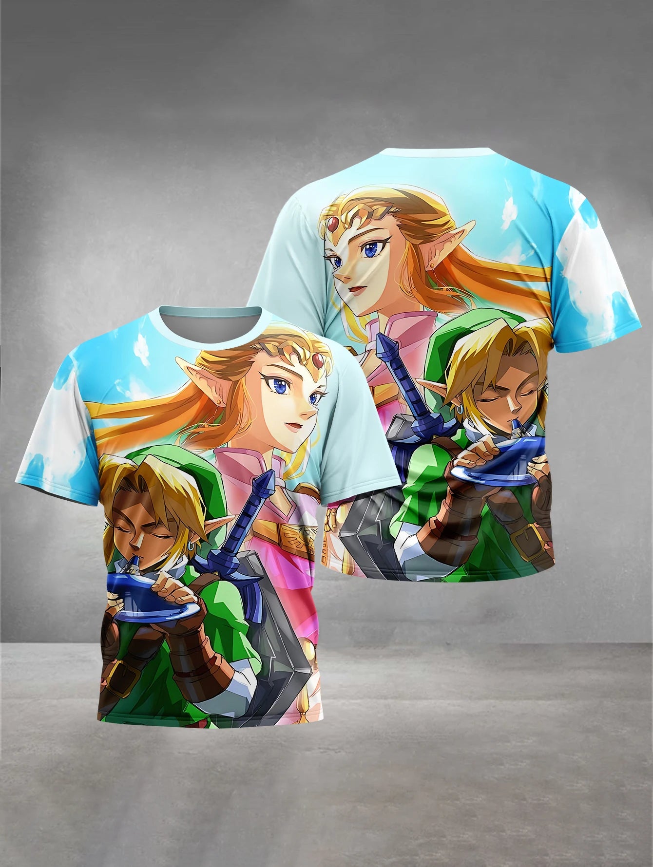 Hot Games Zeldas of Legends 3D Print Baby Clothing 5 to 14 Year Male Outdoor Clothe for Children Boy Girl Child TShirt Top Shirt