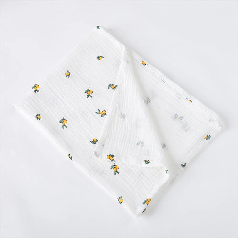 80X65cm Muslin Squares Baby Swaddle Blanket Newborn Diaper Bedding Cotton Stroller Blankets Babies Accessories Infant Nap Cover