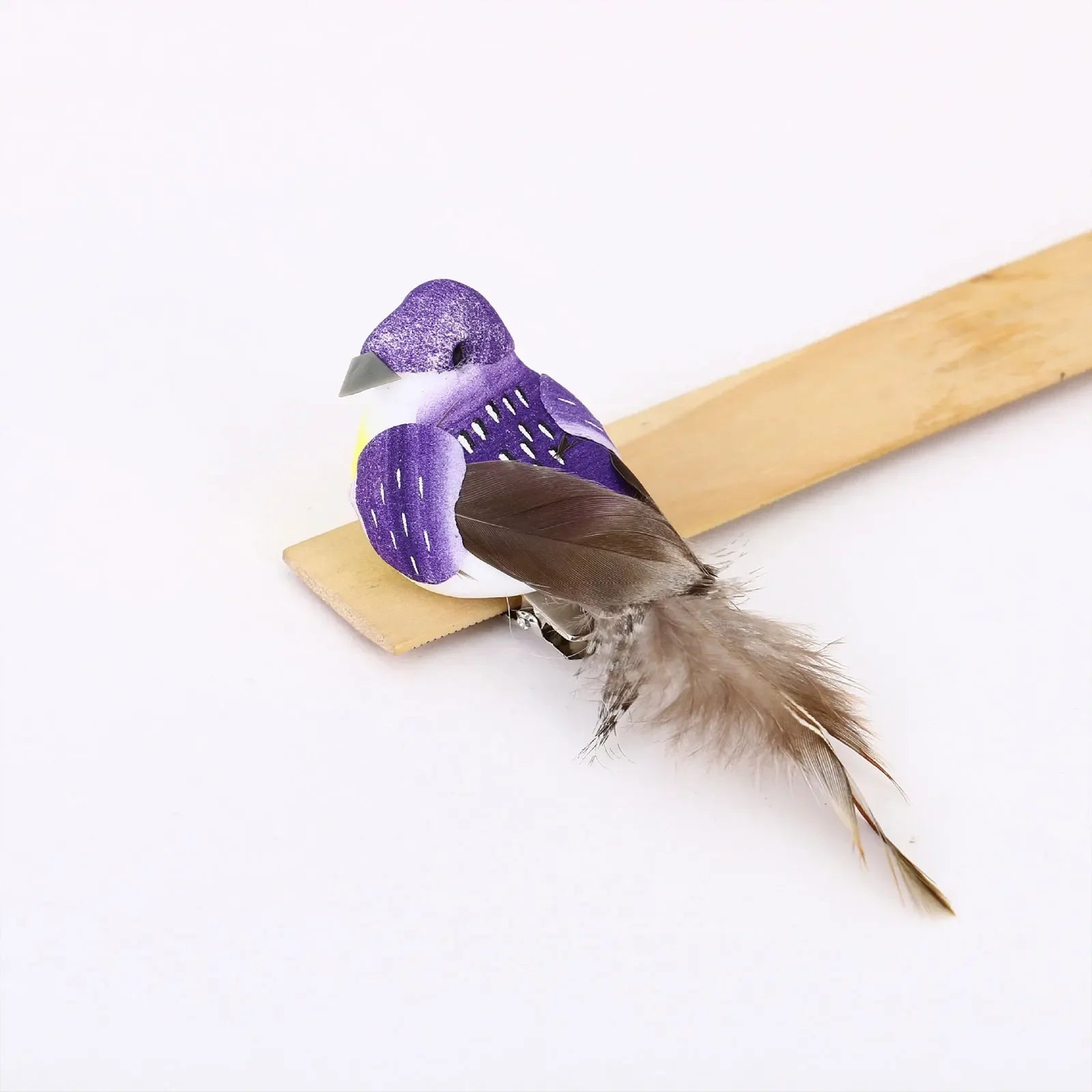 12pcs Set Artificial Birds Fake Foam Animal Simulation Feather Birds Models DIY Wedding Home Garden Ornament Decoration