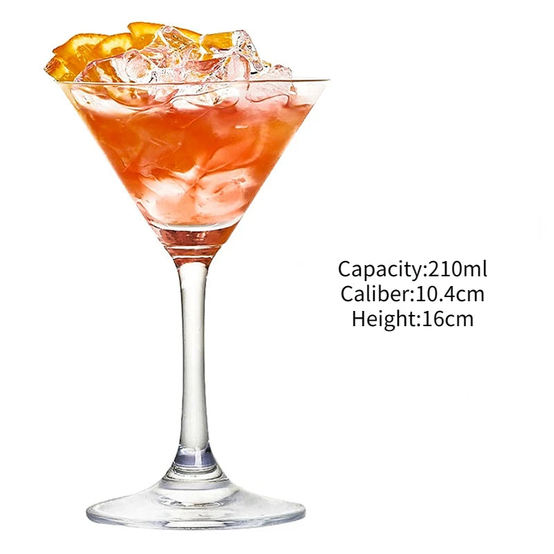 Creative Cocktail Glass Cup Beer Juice Whiskey Glass Cup Martini Wine Cup For Drinking Bar Party Wedding Christsmas Gift Tool