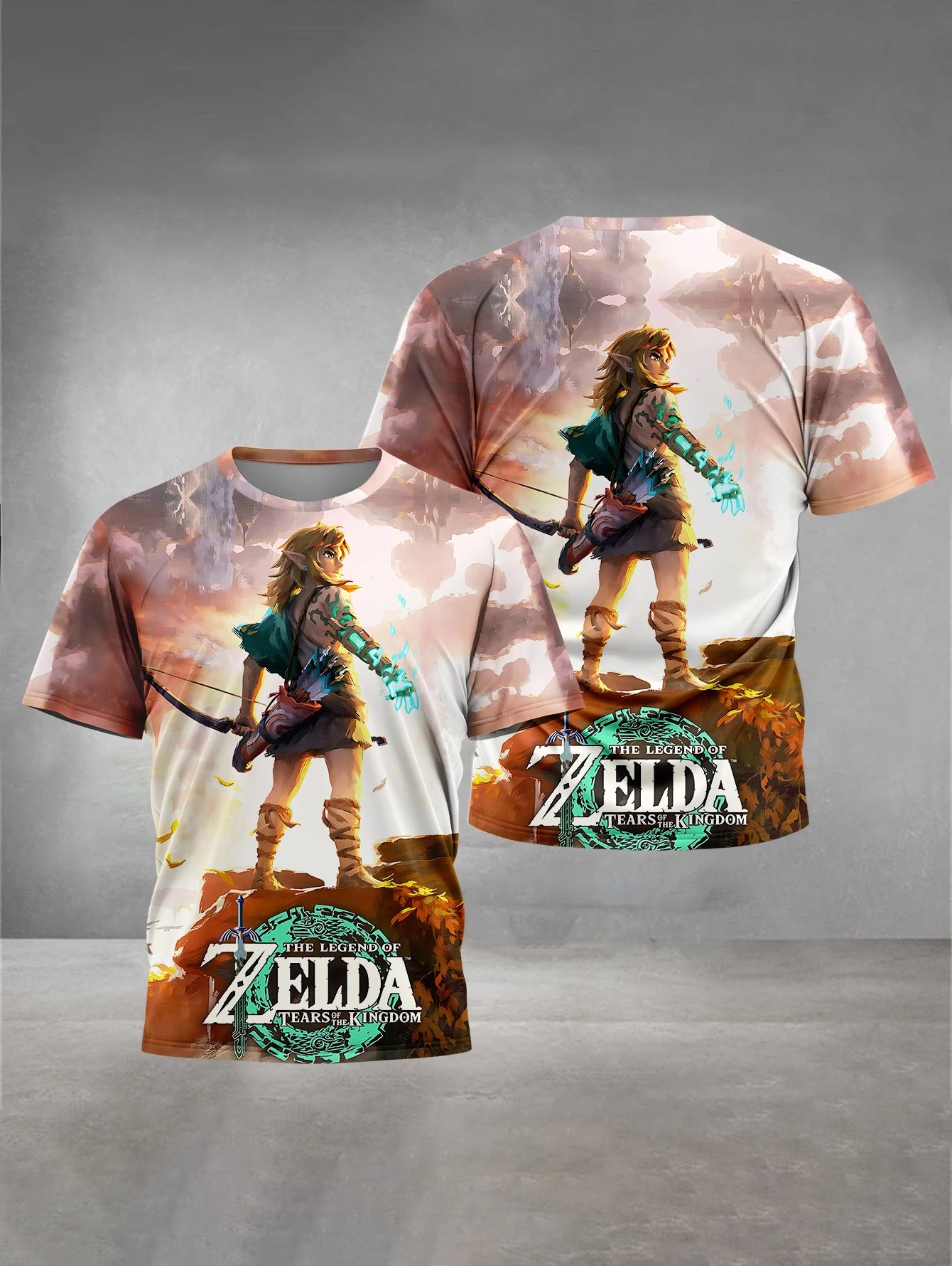 Hot Games Zeldas of Legends 3D Print Baby Clothing 5 to 14 Year Male Outdoor Clothe for Children Boy Girl Child TShirt Top Shirt