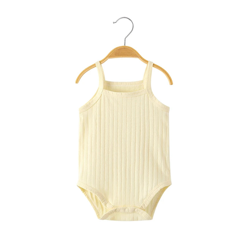 Soft &amp; Breathable Cotton Summer Sleeveless Baby Romper Baby Girl Bodysuit Newborn Baby Clothes Baby Jumpsuit