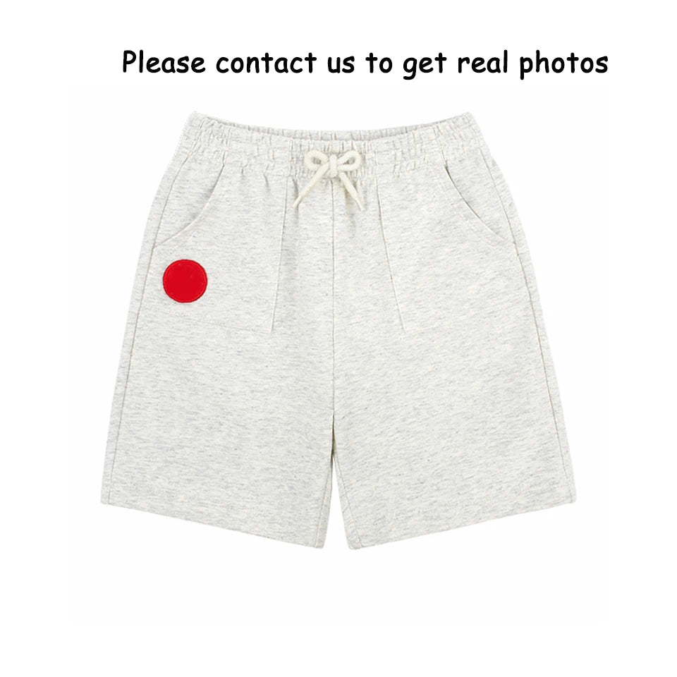 Summer Korean Children Clothes Set Bebe Girls Strawberry Print Vest Tee Boys Cartoon T-shirts Shorts Kid Sweatshirts Tee Pants