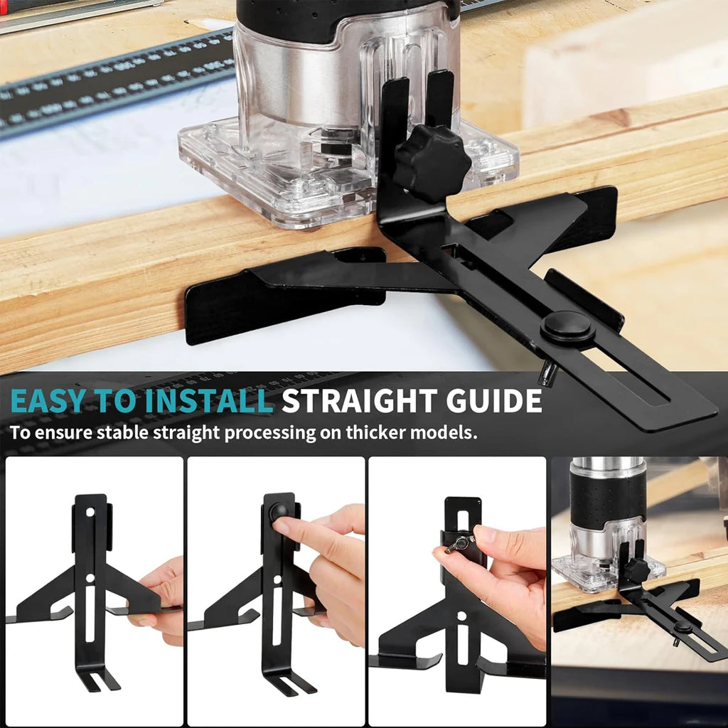 Brushless Cordless Milling Engraving Slotting Machine Speed ​​Adjustment Woodworking Trimming Machine Wood Router Tool for Makita