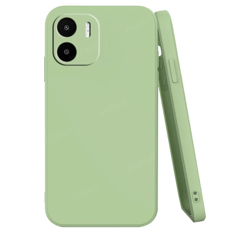 For Xiaomi Redmi A1 Case Cover Redmi A1 Capas Phone Bumper Liquid Silicone Shockproof TPU Soft Case Redmi A1 A2 + Plus Fundas