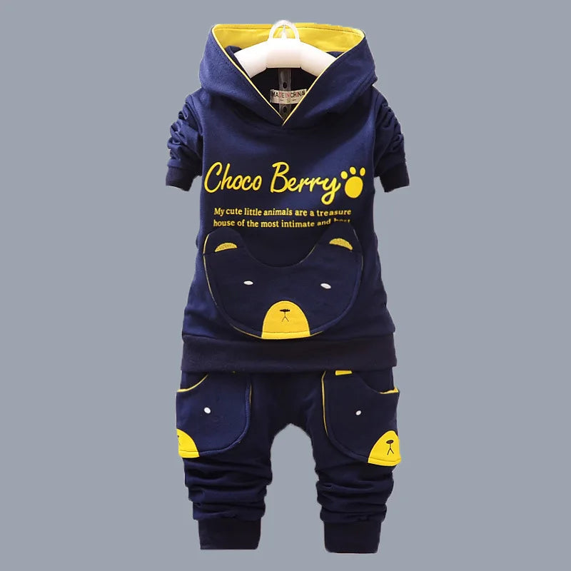 New Spring Autumn Baby Girl Clothes Suit Boys Outfits Children Fashion Hoodies Pants 2Pcs/Sets Toddler Costume Kids Tracksuits