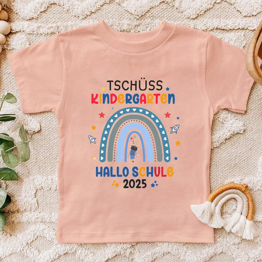 Farewell Gift Daycare T-shirt Rainbow 2025 I Back To School Gift Outfit Child 2025 I School Enrollment Shirt Clothes