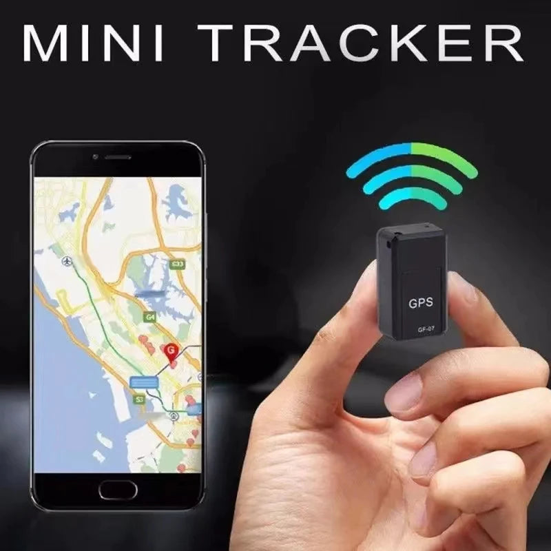 Gf07 Magnetic Mini Car Tracker Gps Real-Time Tracking Locator Device Magnetic Gps Tracker Real-Time Vehicle Locator Pet Tracker