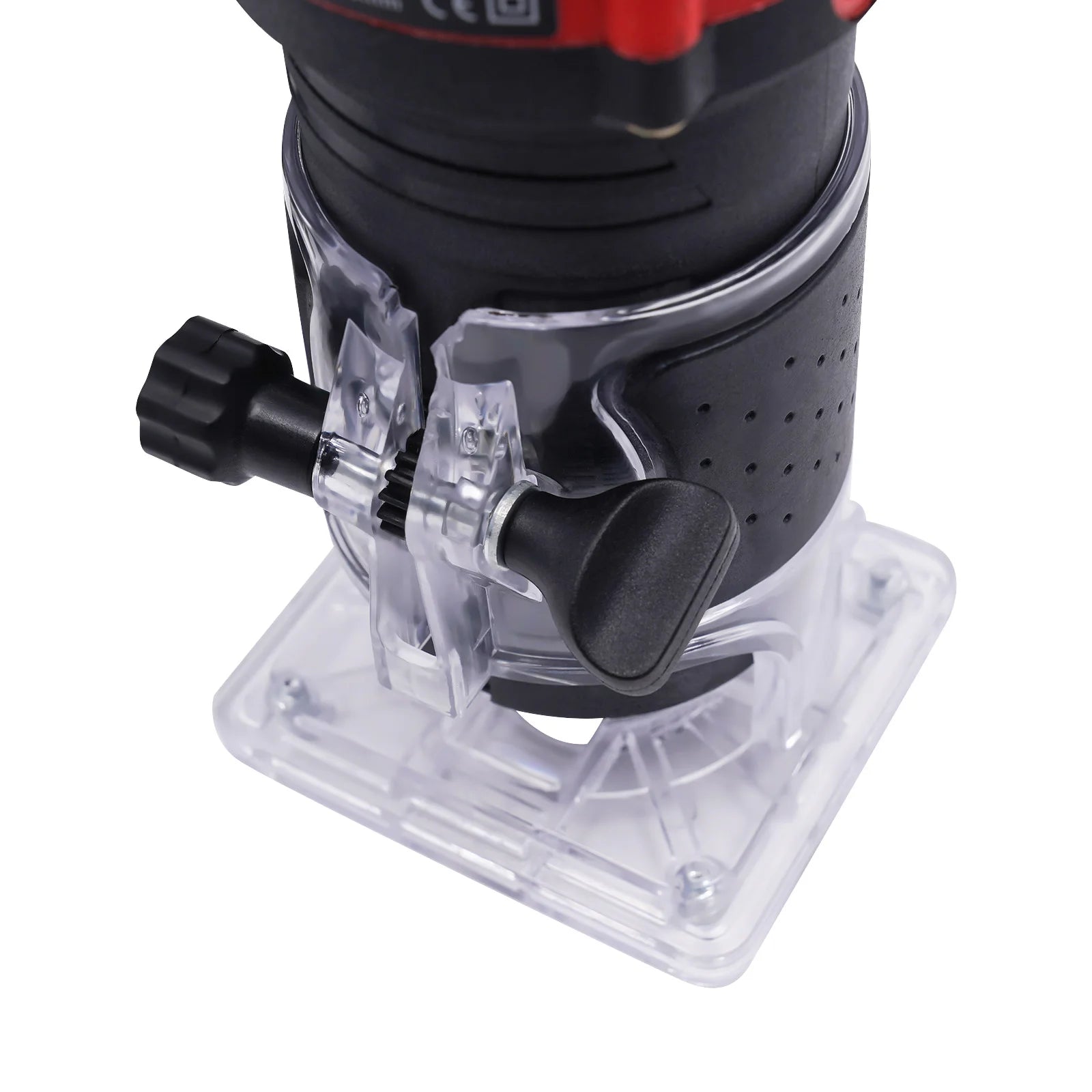Router Tool with 800W Motor, 15 Collets, Adjustable Depth, for Grooving, Trimming, and Woodworking Projects