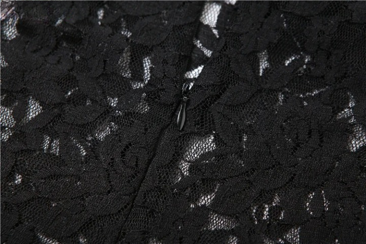 Women's Black Lace Long Dress, Sleeveless See-Through Dress, Sexy Flirty Nightclub Party Bodycon Dresses